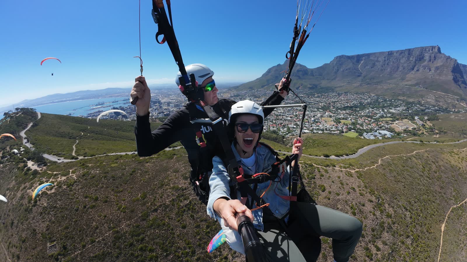 Table Mountain Paragliding-Flug über Kapstadt 15