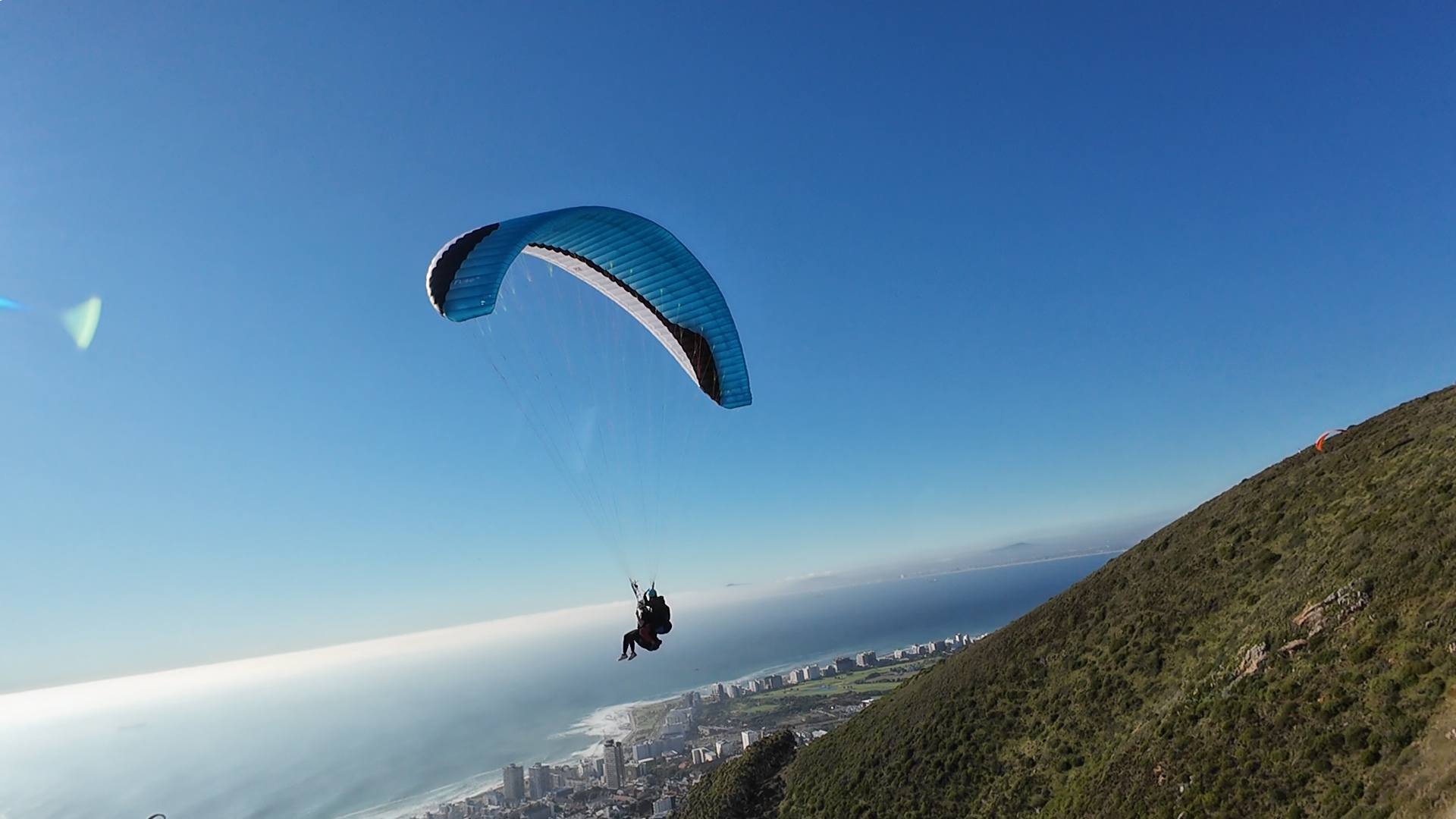 Table Mountain Paragliding-Flug über Kapstadt 14